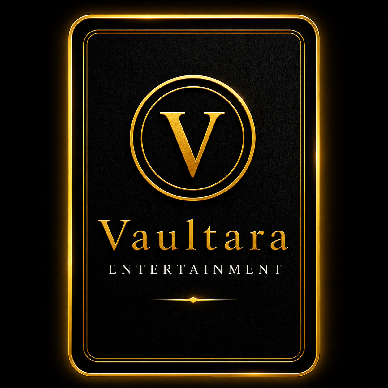 Vaultara Entertainment card logo